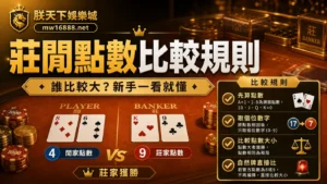 朕天下娛樂城莊閒點數比較規則封面圖