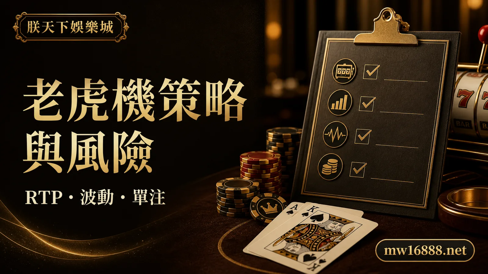 老虎機策略與風險指南：RTP、波動、單注與常見錯誤｜朕天下娛樂城 slot-machine-strategy-guide-2025