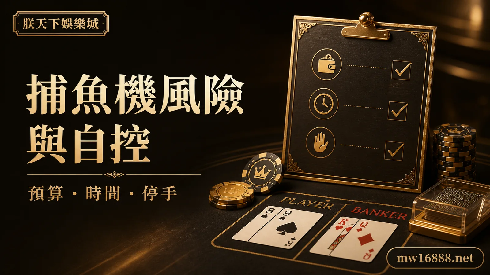 捕魚機風險與自我控管指南：預算、時間與停手檢查表｜朕天下娛樂城
