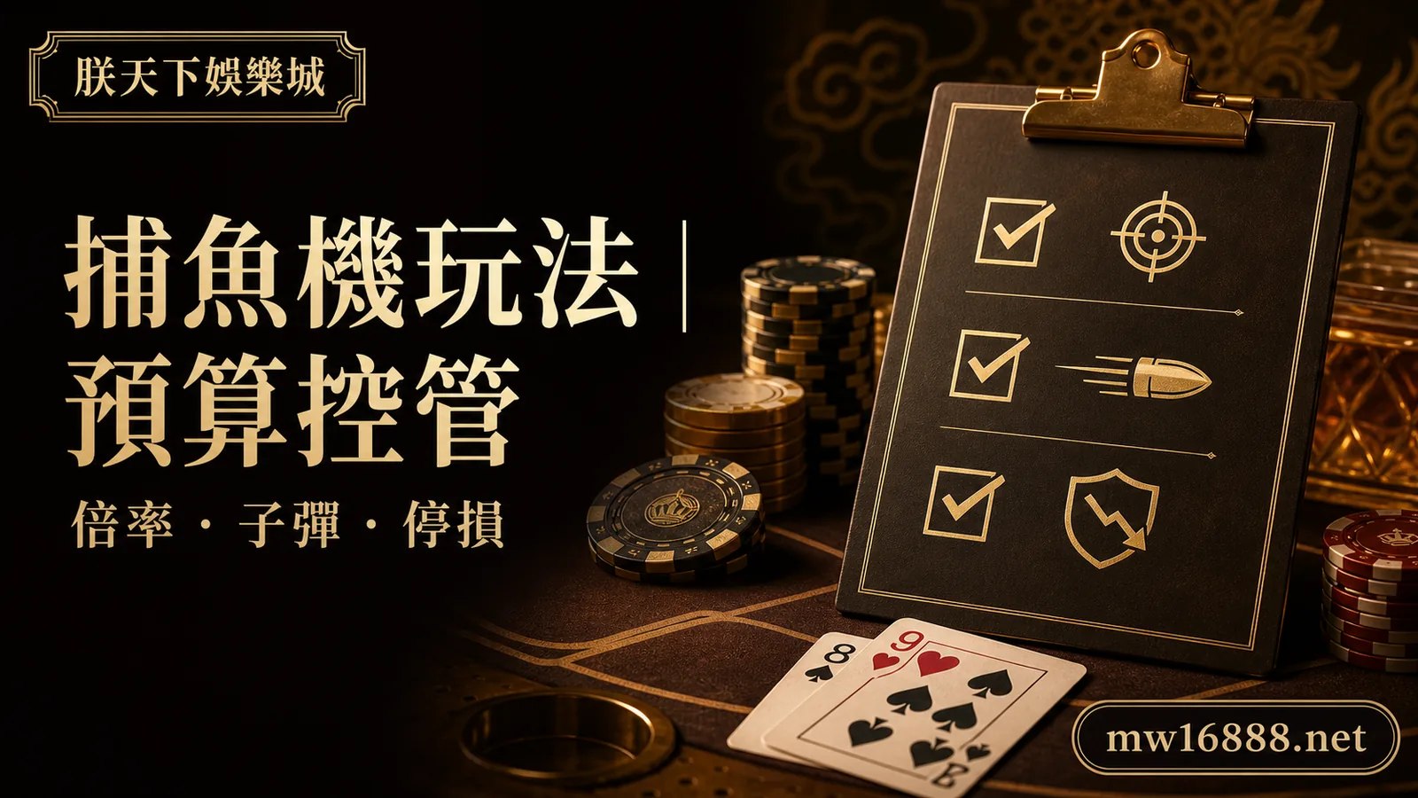 捕魚機技巧與預算控管：新手先看倍率、子彈與停損｜朕天下娛樂城
