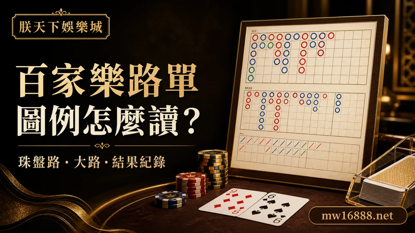 百家樂路單圖例怎麼讀？珠盤路、大路與結果紀錄的差別｜朕天下娛樂城 baccarat-road-record-guide